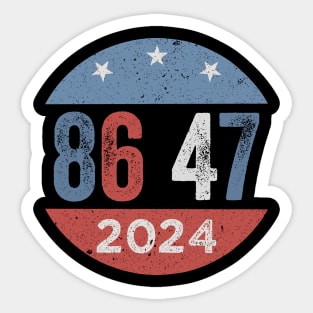 Anti Trump 86 47 Sticker